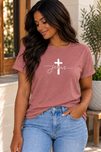 Women's Jesus Cross T-Shirt