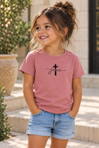 Jesus Cross T-Shirt for Toddler Girls
