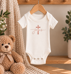 Jesus Cross Onesies for Baby Girl