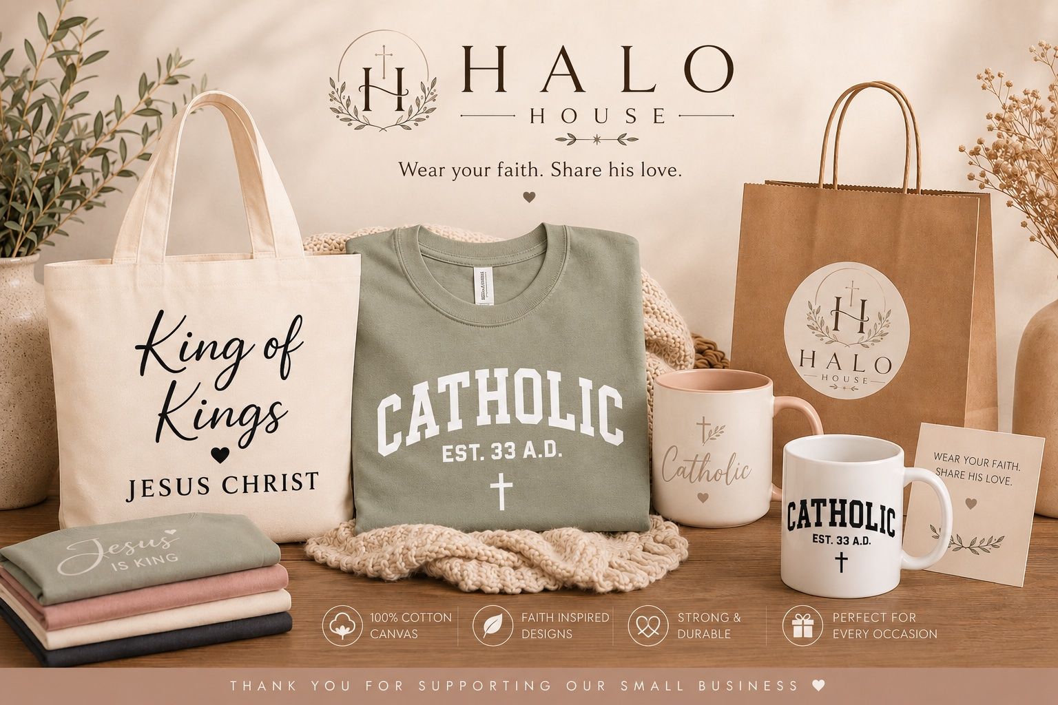 Halo House — Catholic apparel, mugs, tote bags and gifts